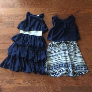 Navy blue dresses